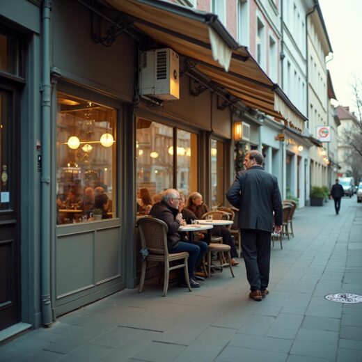 Kleine Fettabluftanlage an Gastronomiebetrieb