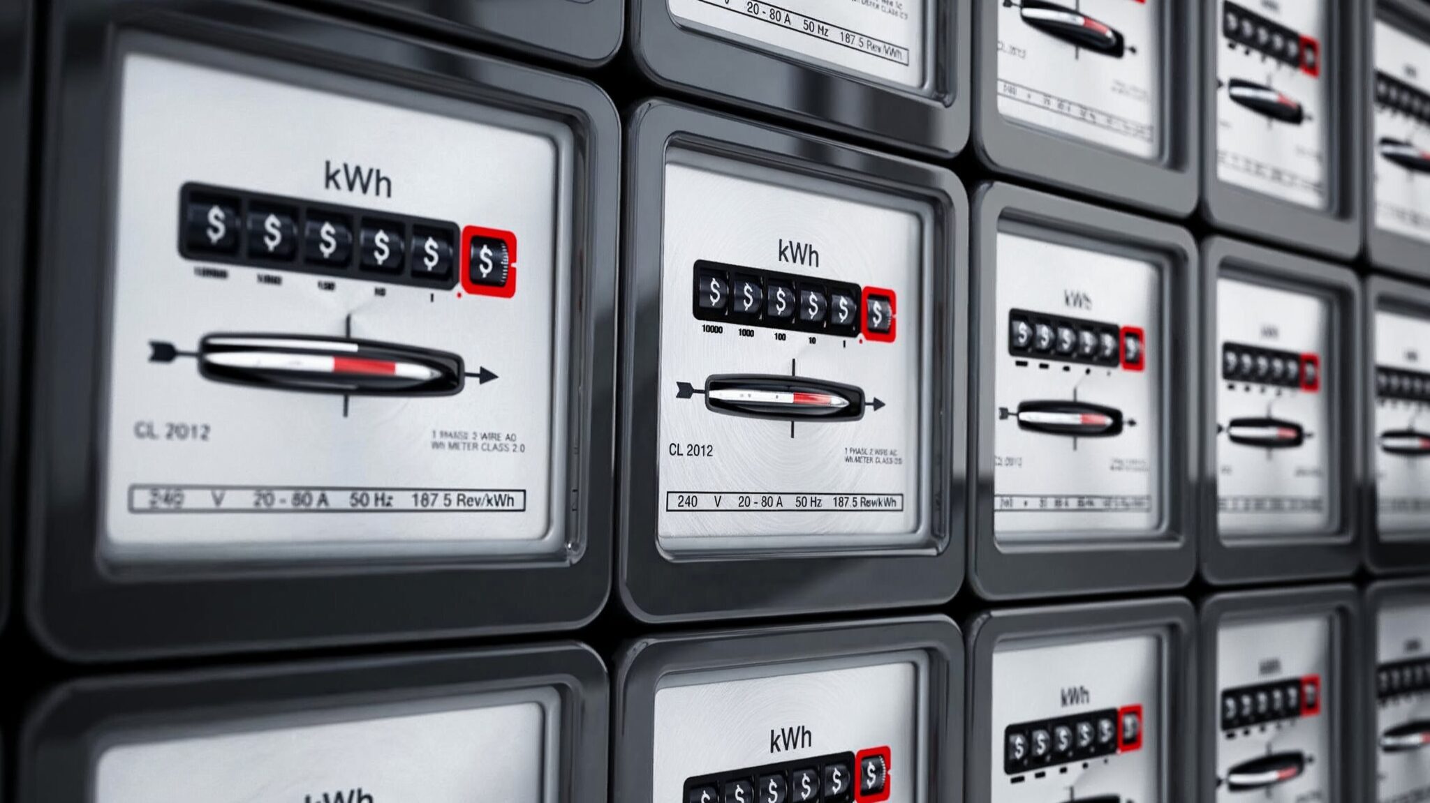 Stromzähler in einer Wohnung, die zimmerweise mit separaten Mietverträgen vermietet ist und über nur eine Messeinrichtung für Strom und Gas verfügt, im Kontext des BGH-Urteils vom 15.04.2025 (Az. VIII ZR 300/23), wonach in diesem Fall der Vermieter Vertragspartner des Energieversorgers ist.