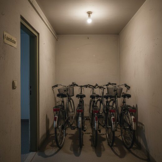 Eng geparkte Fahrräder im Keller: Mieter prüfen ihre Rechte bei zu hoher Miete und fordern Rückzahlung der Kaution.