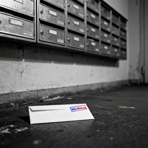 Der weggeworfene Umschlag thematisiert die Pflichtverletzung des Eigentümers und die Erstattung vorgerichtlicher Anwaltskosten.